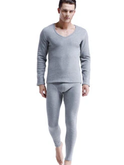V-Neck Thermal Underwear With Fleece Lined(V Neck Thermal Underwear With Fleece Lined) 36 V-Neck Thermal Underwear With Fleece Lined(V Neck Thermal Underwear With Fleece Lined) -Mr Saker 1 5 f526d83f c200 44fe 8e49 584e2b204dd5