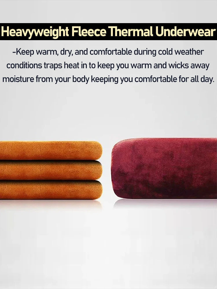 Double Heavyweight Fleece Thermal Underwear Set(Double Heavyweight Fleece Thermal Underwear Set) 4 Double Heavyweight Fleece Thermal Underwear Set(Double Heavyweight Fleece Thermal Underwear Set) - Image 4