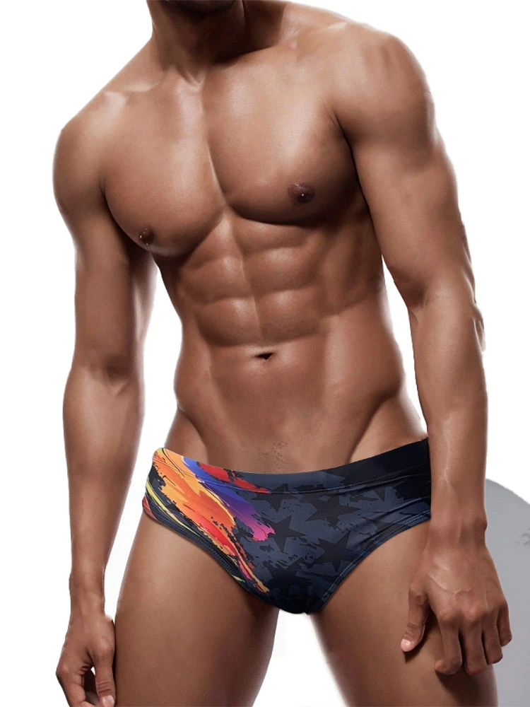 Men's Youth Training Fashion Print Swim Brief(Mens Youth Training Fashion Print Swim Brief) 6 Men's Youth Training Fashion Print Swim Brief(Mens Youth Training Fashion Print Swim Brief) - Image 6