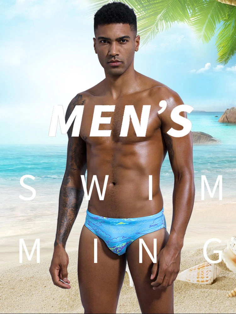 Men's Low-Rise Printed Casual Swim Brief(Mens Low Rise Printed Casual Swim Brief) 9 Men's Low-Rise Printed Casual Swim Brief(Mens Low Rise Printed Casual Swim Brief) - Image 9