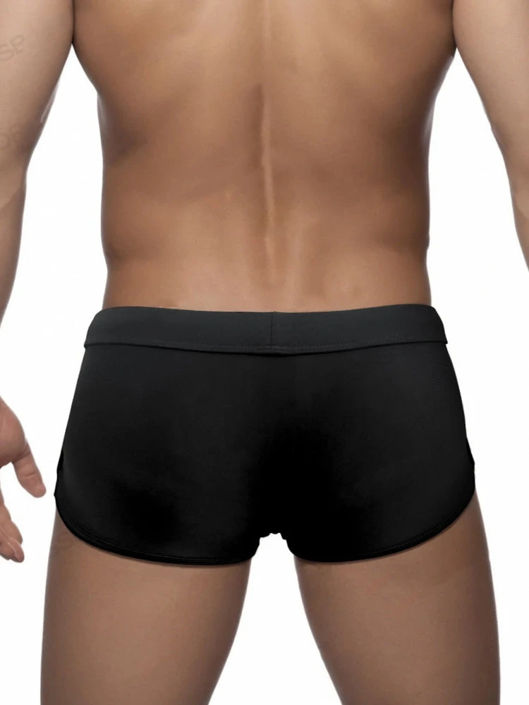 Men's Black Sheer Mesh Expanded Pouch Swim Shorts & Trunks(Mens Black Sheer Mesh Expanded Pouch Swim Shorts Trunks) 3 Men's Black Sheer Mesh Expanded Pouch Swim Shorts & Trunks(Mens Black Sheer Mesh Expanded Pouch Swim Shorts Trunks) - Image 3