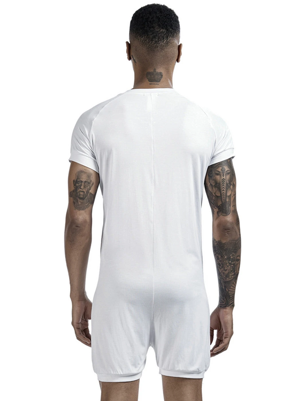 Men's Sexy Short Sleeve Onesie Loungewear(Mens Sexy Short Sleeve Onesie Loungewear) 10 Men's Sexy Short Sleeve Onesie Loungewear(Mens Sexy Short Sleeve Onesie Loungewear) - Image 10