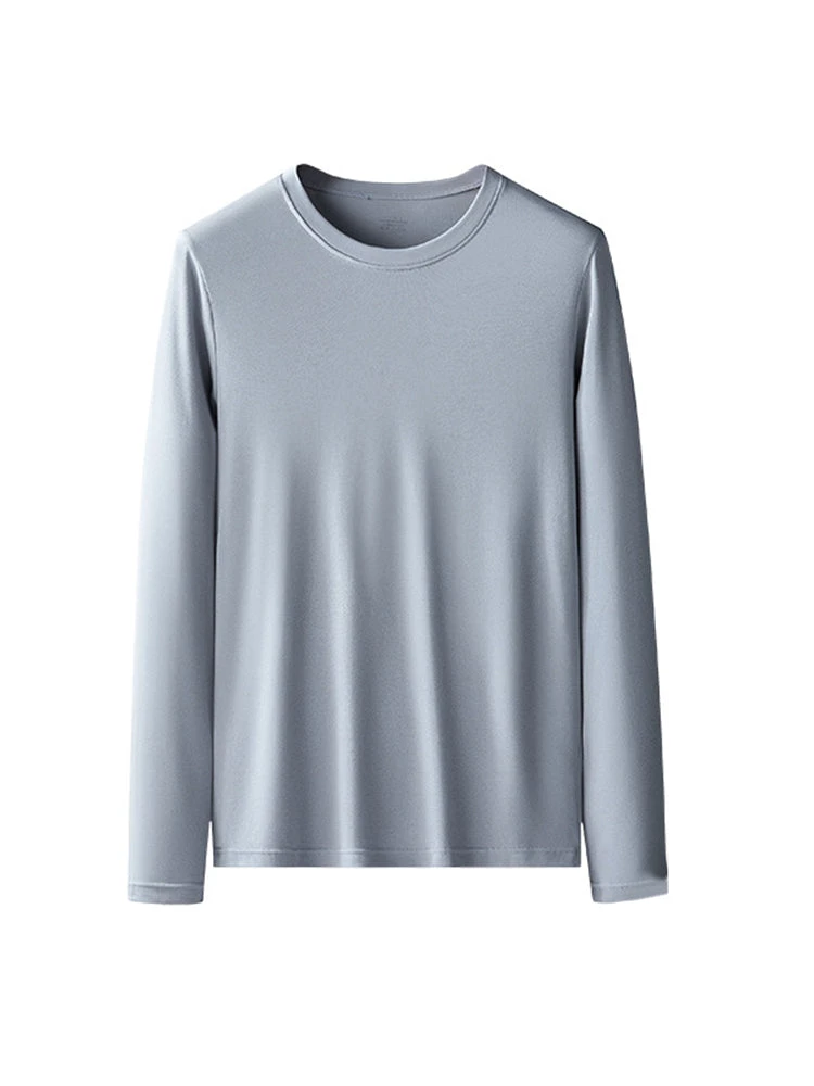 Men's Double-sided Modal Long-sleeved Solid Color T-shirt(Mens Double Sided Modal Long Sleeved Solid Color T Shirt) 20 Men's Double-sided Modal Long-sleeved Solid Color T-shirt(Mens Double Sided Modal Long Sleeved Solid Color T Shirt) - Image 20
