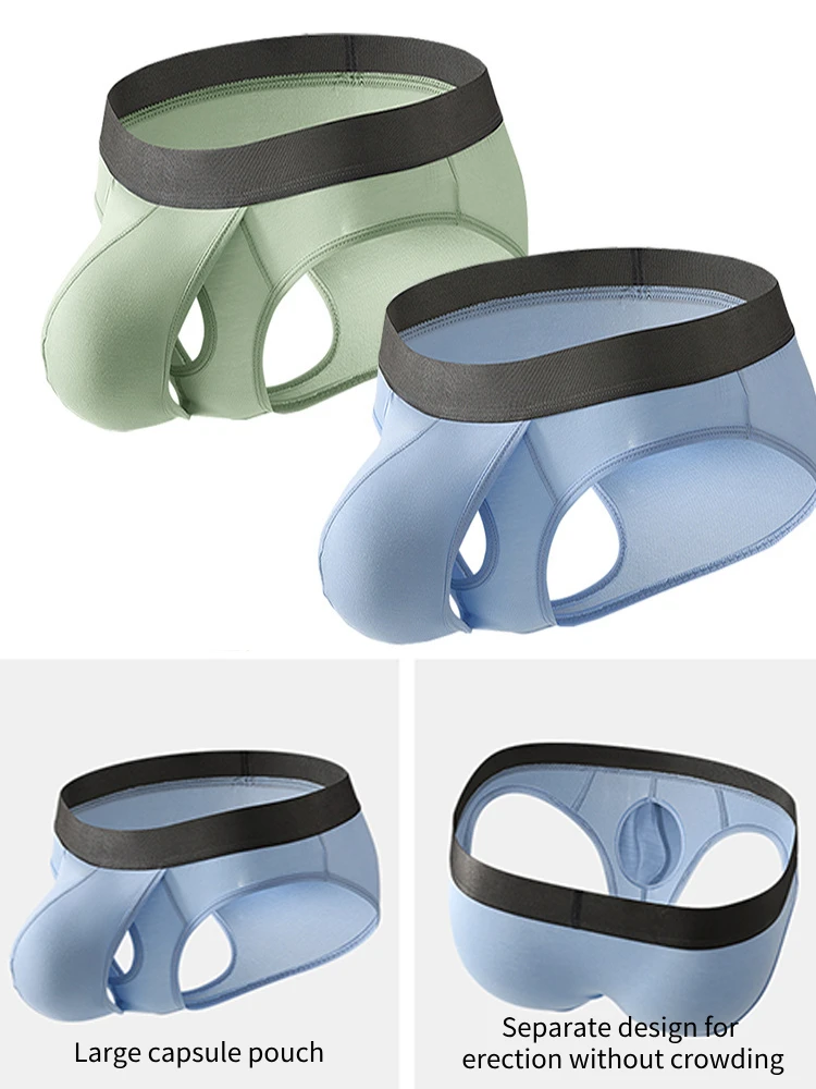 3-pack Men's Open Crotch Sexy Bullet Briefs(3 Pack Mens Open Crotch Sexy Bullet Briefs) 2 3-pack Men's Open Crotch Sexy Bullet Briefs(3 Pack Mens Open Crotch Sexy Bullet Briefs) - Image 2