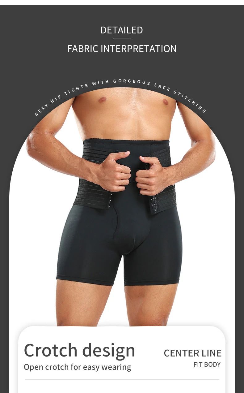 Men's Butt Lifting Tummy Control Shapewear(Mens Butt Lifting Tummy Control Shapewear) 12 Men's Butt Lifting Tummy Control Shapewear(Mens Butt Lifting Tummy Control Shapewear) - Image 12