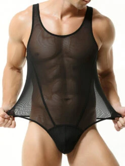 Men's Sexy Mesh Wrestling Singlet Bodysuit(Mens Sexy Mesh Wrestling Singlet Bodysuit) 32 Men's Sexy Mesh Wrestling Singlet Bodysuit(Mens Sexy Mesh Wrestling Singlet Bodysuit) -Mr Saker 1 6 99182c30 3a92 472d 9ca5 adcc3197a49e