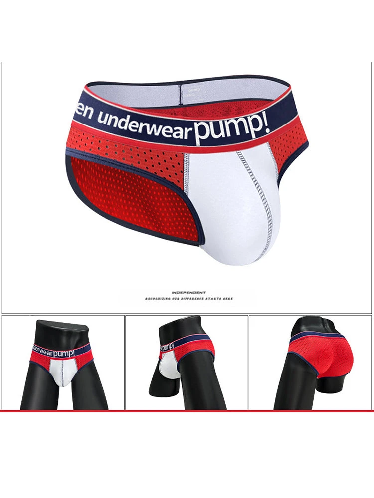 2 Pack Men's Breathable Mesh Comfortable U-convex Large Pouch Sports Briefs(2 Pack Mens Breathable Mesh Comfortable U Convex Large Pouch Sports Briefs) 6 2 Pack Men's Breathable Mesh Comfortable U-convex Large Pouch Sports Briefs(2 Pack Mens Breathable Mesh Comfortable U Convex Large Pouch Sports Briefs) - Image 6