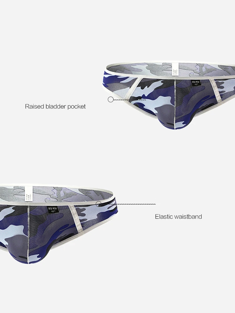 3-pack Men's Nylon Low-rise U-shaped Briefs(3 Pack Mens Nylon Low Rise U Shaped Briefs) 3 3-pack Men's Nylon Low-rise U-shaped Briefs(3 Pack Mens Nylon Low Rise U Shaped Briefs) - Image 3