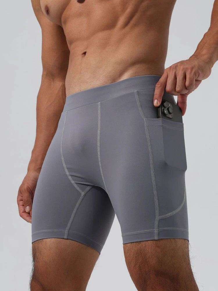 Men's Ultra-Stretch Sharkskin Ice Silk Compression Pants With Pocket(Mens Ultra Stretch Sharkskin Ice Silk Compression Pants With Pocket) 7 Men's Ultra-Stretch Sharkskin Ice Silk Compression Pants With Pocket(Mens Ultra Stretch Sharkskin Ice Silk Compression Pants With Pocket) - Image 7