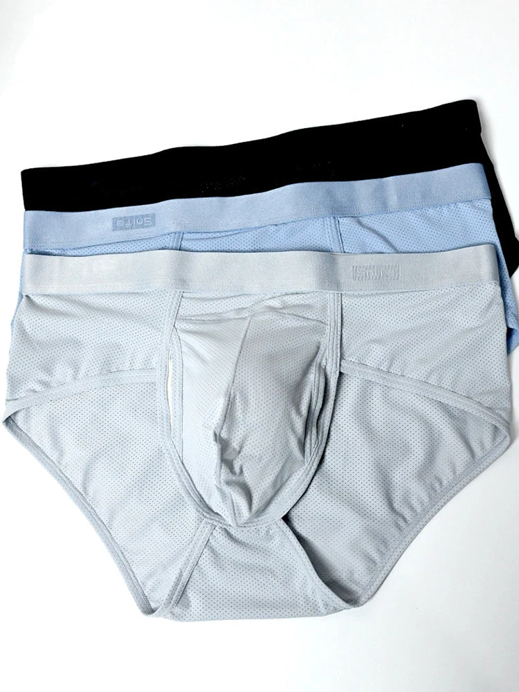 4 Pack Men's Large Pouch Separation Ice Silk Briefs(4 Pack Mens Large Pouch Separation Ice Silk Briefs) 7 4 Pack Men's Large Pouch Separation Ice Silk Briefs(4 Pack Mens Large Pouch Separation Ice Silk Briefs) - Image 7