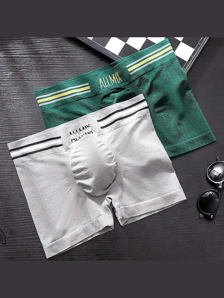 3 Pack ALLMIX Men's Sexy Striped Seamless Low Waist Boxers Briefs(3 Pack Mens Sexy Striped Seamless Low Waist Boxers Briefs) 5 3 Pack ALLMIX Men's Sexy Striped Seamless Low Waist Boxers Briefs(3 Pack Mens Sexy Striped Seamless Low Waist Boxers Briefs) - Image 5