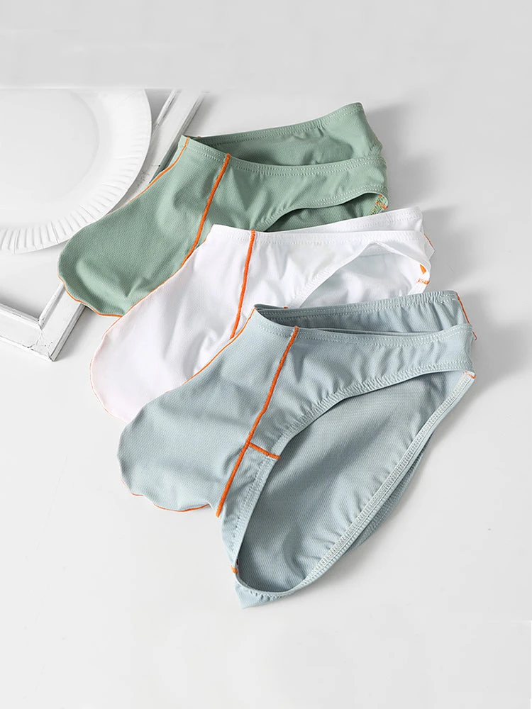 3 Pack Men's U-Pouch Ice Silk Briefs(3 Pack Mens U Pouch Ice Silk Briefs) 6 3 Pack Men's U-Pouch Ice Silk Briefs(3 Pack Mens U Pouch Ice Silk Briefs) - Image 6