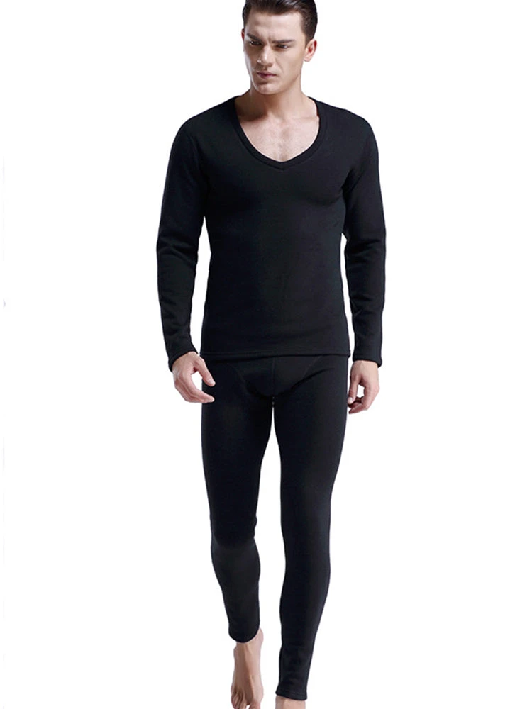 V-Neck Thermal Underwear With Fleece Lined(V Neck Thermal Underwear With Fleece Lined) 20 V-Neck Thermal Underwear With Fleece Lined(V Neck Thermal Underwear With Fleece Lined) - Image 20