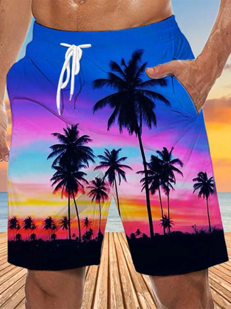 Men's Moisture-Wicking Bold Prints Sporty Cut Board Shorts(Mens Moisture Wicking Bold Prints Sporty Cut Board Shorts) 2 Men's Moisture-Wicking Bold Prints Sporty Cut Board Shorts(Mens Moisture Wicking Bold Prints Sporty Cut Board Shorts) - Image 2