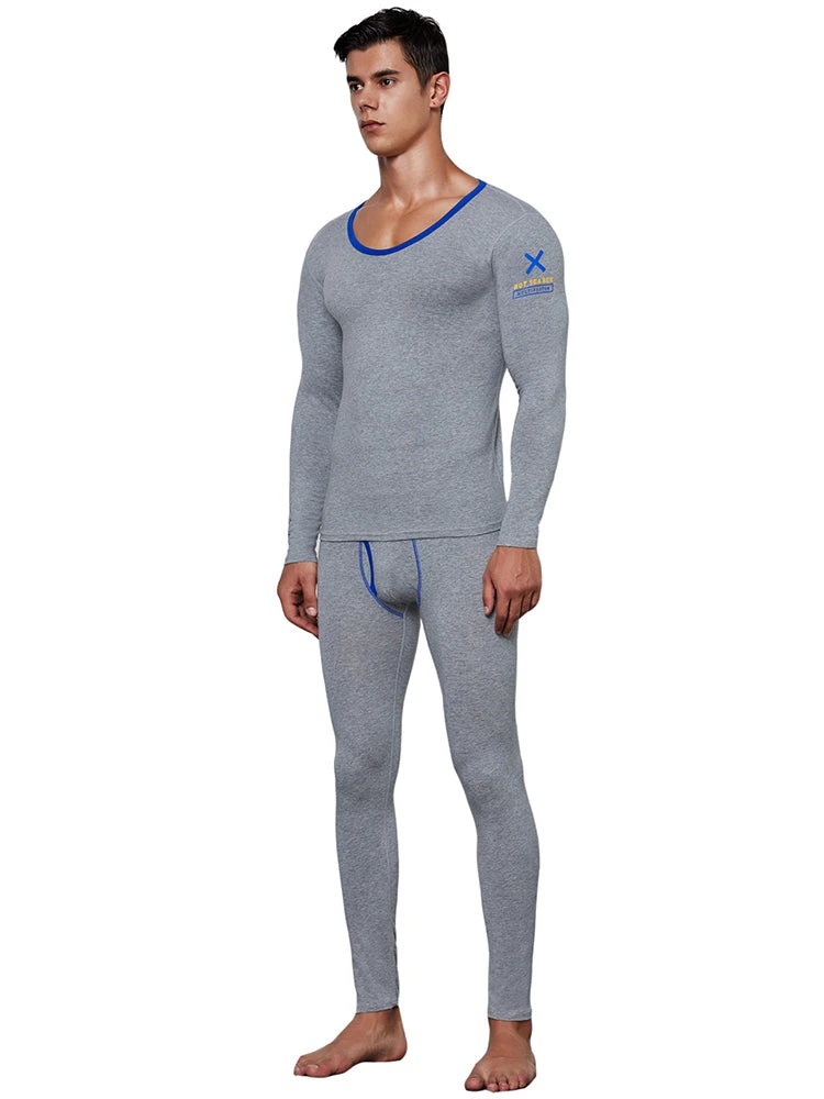 Men's Splicing Lines Cotton Thermal Underwear Set(Mens Splicing Lines Cotton Thermal Underwear Set) 15 Men's Splicing Lines Cotton Thermal Underwear Set(Mens Splicing Lines Cotton Thermal Underwear Set) - Image 15