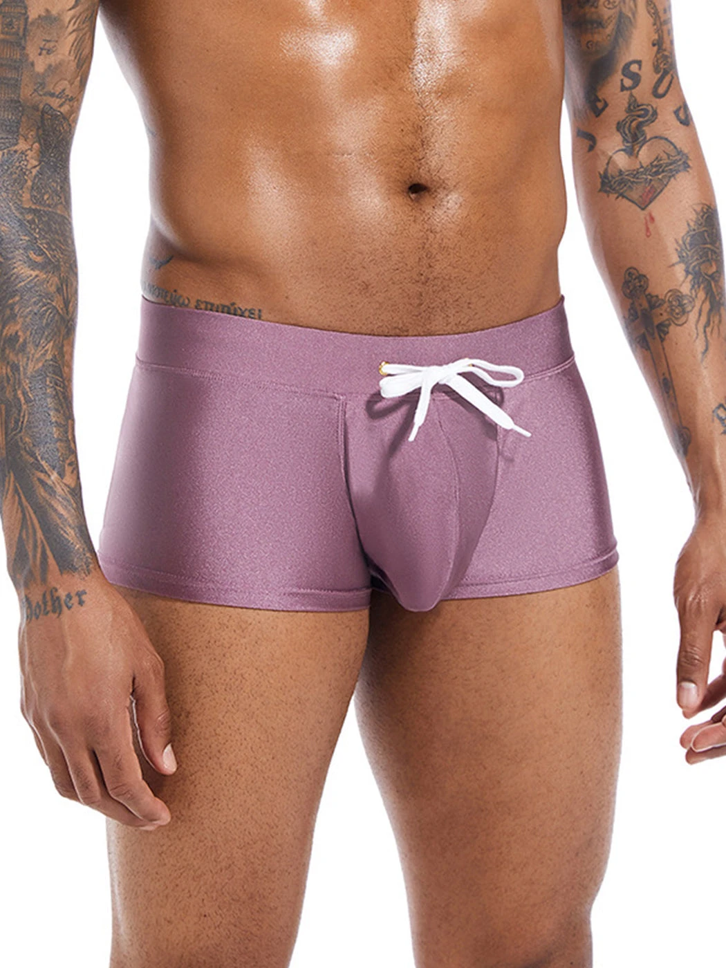 Men’s U Convex Pouch Swim Trunks With Drawstring(Men S U Convex Pouch Swim Trunks With Drawstring) 2 Men’s U Convex Pouch Swim Trunks With Drawstring(Men S U Convex Pouch Swim Trunks With Drawstring) - Image 2