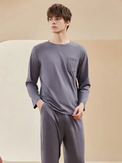 Comfortable Modal Cotton Long Sleeve Couple Pajama Set(Comfortable Modal Cotton Long Sleeve Couple Pajama Set) 25 Comfortable Modal Cotton Long Sleeve Couple Pajama Set(Comfortable Modal Cotton Long Sleeve Couple Pajama Set) -Mr Saker 1 7 4c49464e f93b 40f5 ad98 746c82080137