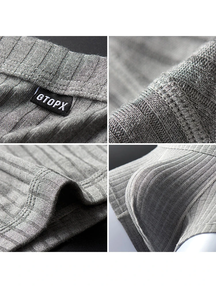 Men's Threaded Fabric U-Raised Low Rise Trunks(Mens Threaded Fabric U Raised Low Waist Trunks) 3 Men's Threaded Fabric U-Raised Low Rise Trunks(Mens Threaded Fabric U Raised Low Waist Trunks) - Image 3