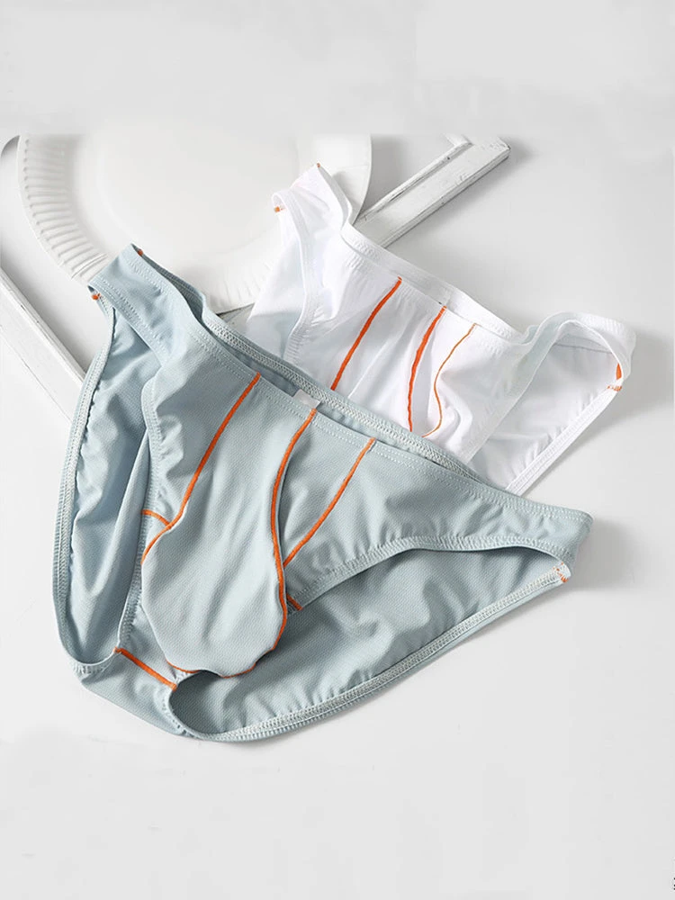 3 Pack Men's U-Pouch Ice Silk Briefs(3 Pack Mens U Pouch Ice Silk Briefs) 7 3 Pack Men's U-Pouch Ice Silk Briefs(3 Pack Mens U Pouch Ice Silk Briefs) - Image 7