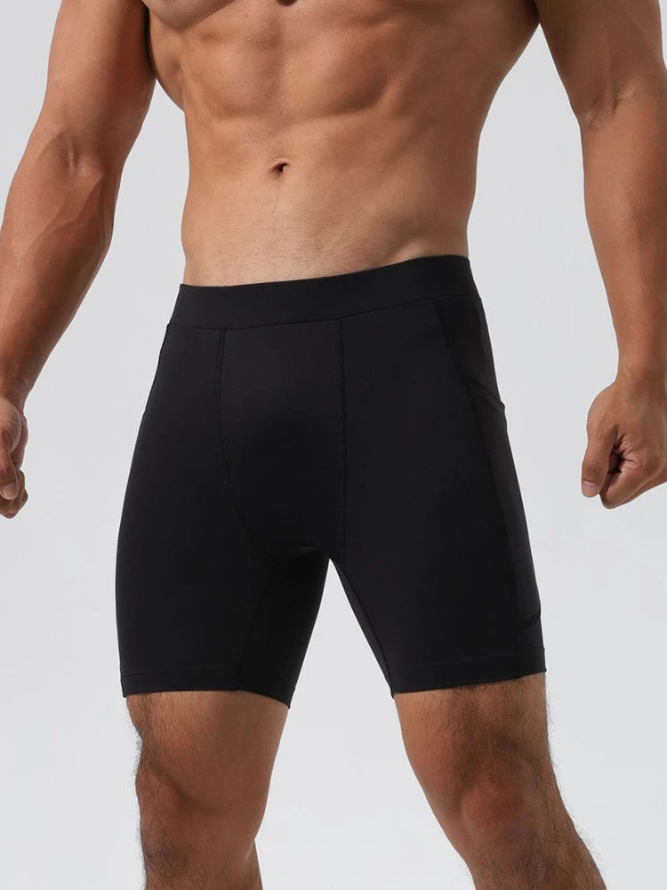 Men's Ultra-Stretch Sharkskin Ice Silk Compression Pants With Pocket(Mens Ultra Stretch Sharkskin Ice Silk Compression Pants With Pocket) 4 Men's Ultra-Stretch Sharkskin Ice Silk Compression Pants With Pocket(Mens Ultra Stretch Sharkskin Ice Silk Compression Pants With Pocket) - Image 4