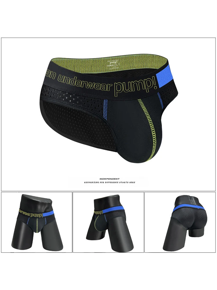 2 Pack Men's Mesh Loose Fit Sport Low-Rise Briefs(2 Pack Mens Mesh Loose Fit Sport Low Rise Briefs) 3 2 Pack Men's Mesh Loose Fit Sport Low-Rise Briefs(2 Pack Mens Mesh Loose Fit Sport Low Rise Briefs) - Image 3