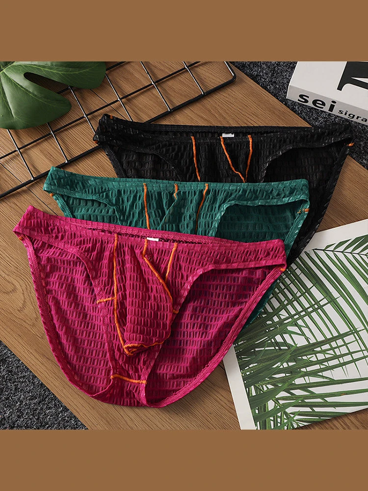 3 Pack Men's Ice Thread Briefs(3 Pack Mens Ice Thread Briefs) 3 3 Pack Men's Ice Thread Briefs(3 Pack Mens Ice Thread Briefs) - Image 3