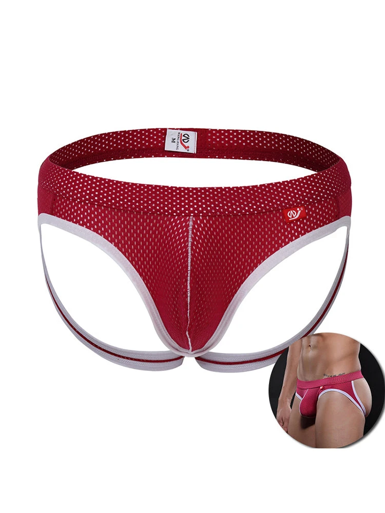 4 Pack Men's Low Waist Sexy Breathable Butt Lifting Stylish Comfortable Jockstrap(4 Pack Mens Low Waist Sexy Breathable Butt Lifting Stylish Comfortable Jockstrap) 2 4 Pack Men's Low Waist Sexy Breathable Butt Lifting Stylish Comfortable Jockstrap(4 Pack Mens Low Waist Sexy Breathable Butt Lifting Stylish Comfortable Jockstrap) - Image 2