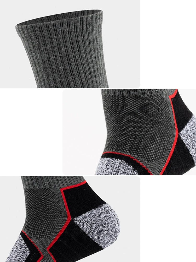 4 Pack Mid-Crew Thick Cushioned Sports Socks(4 Pack Mid Crew Thick Cushioned Sports Socks) 2 4 Pack Mid-Crew Thick Cushioned Sports Socks(4 Pack Mid Crew Thick Cushioned Sports Socks) - Image 2