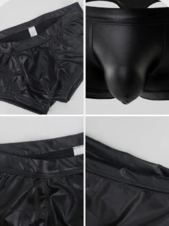 2-pack Men's Leather Hollow Hip-revealing Large Pouch Boxer Briefs(2 Pack Mens Leather Hollow Hip Revealing Large Pouch Boxer Briefs) 20 2-pack Men's Leather Hollow Hip-revealing Large Pouch Boxer Briefs(2 Pack Mens Leather Hollow Hip Revealing Large Pouch Boxer Briefs) -Mr Saker 1 8 18c22758 3292 456c 9858 05fd412ebc86