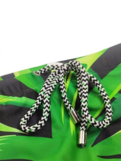 Men's Green Leaf Print Beach Bikini(Mens Green Leaf Print Beach Bikini) -Mr Saker 1 8 1f64ea40 a972 4374 8515 2cfda57ff207