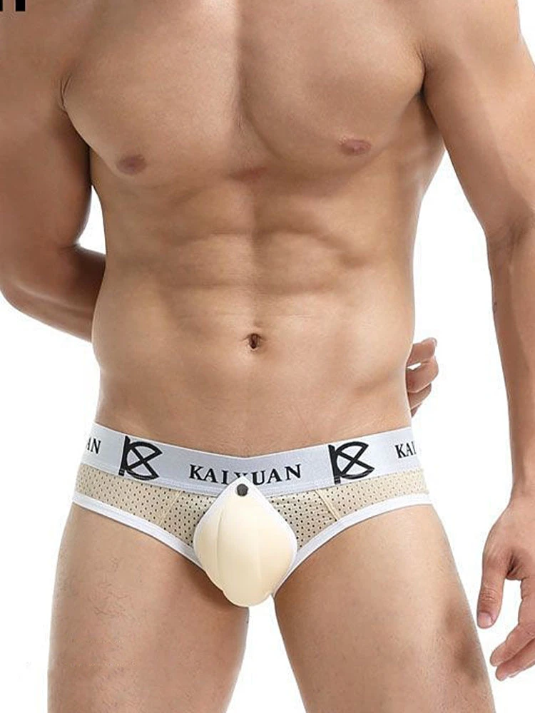 2 Pack Men's Sexy Mesh Front Opening Sponge Coaster Briefs(2 Pack Mens Sexy Mesh Front Opening Sponge Coaster Briefs) 2 2 Pack Men's Sexy Mesh Front Opening Sponge Coaster Briefs(2 Pack Mens Sexy Mesh Front Opening Sponge Coaster Briefs) - Image 2