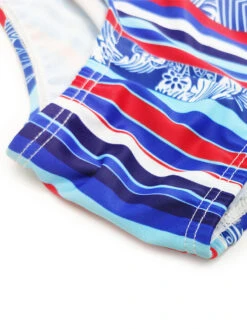 Men's Striped Trunk Square Leg Swimsuit(Mens Striped Trunk Square Leg Swimsuit) -Mr Saker 1 8 3bee41f1 7537 4a95 94a3 7e55c7c1fd63