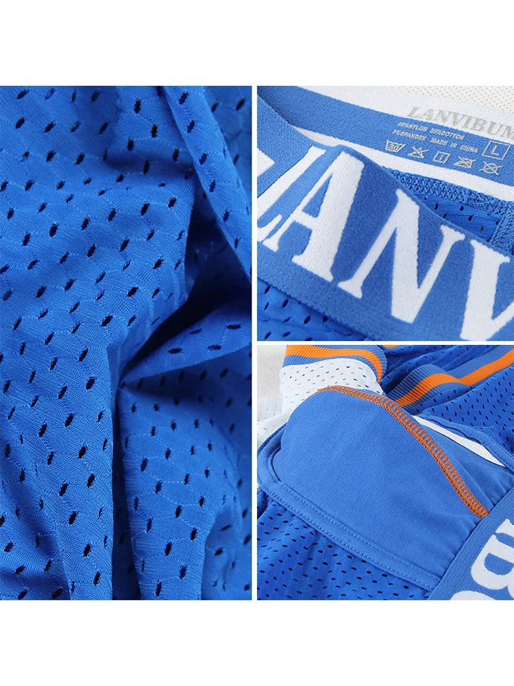 4 Pack Men's Mesh Breathable Quick-Dry Sexy Nylon Trunks(4 Pack Mens Mesh Breathable Quick Dry Sexy Nylon Trunks) 4 4 Pack Men's Mesh Breathable Quick-Dry Sexy Nylon Trunks(4 Pack Mens Mesh Breathable Quick Dry Sexy Nylon Trunks) - Image 4