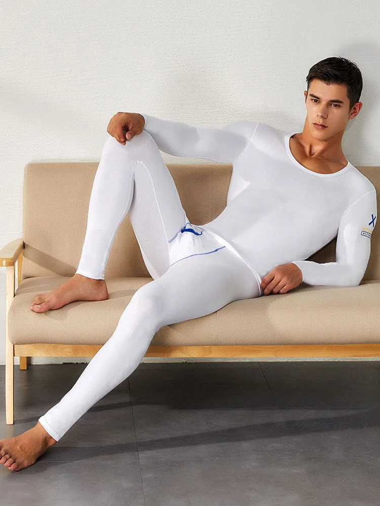 Men's Splicing Lines Cotton Thermal Underwear Set(Mens Splicing Lines Cotton Thermal Underwear Set) 9 Men's Splicing Lines Cotton Thermal Underwear Set(Mens Splicing Lines Cotton Thermal Underwear Set) - Image 9