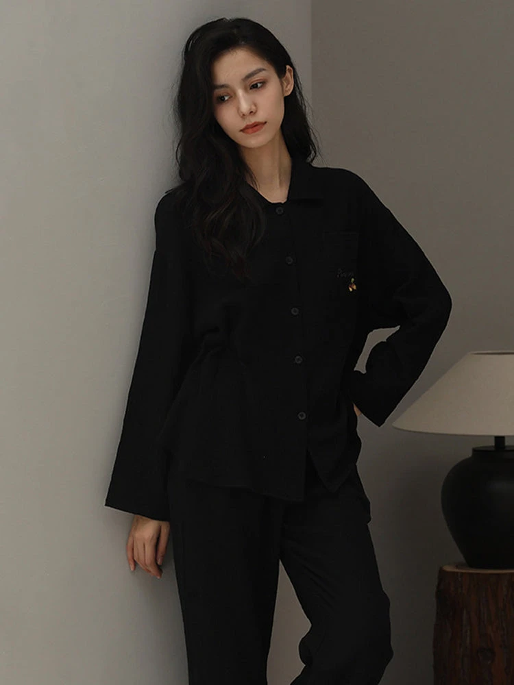 Autumn And Winter Loose Couple Cotton Pajamas Sets(Autumn And Winter Loose Couple Cotton Pajamas Sets) 15 Autumn And Winter Loose Couple Cotton Pajamas Sets(Autumn And Winter Loose Couple Cotton Pajamas Sets) - Image 15