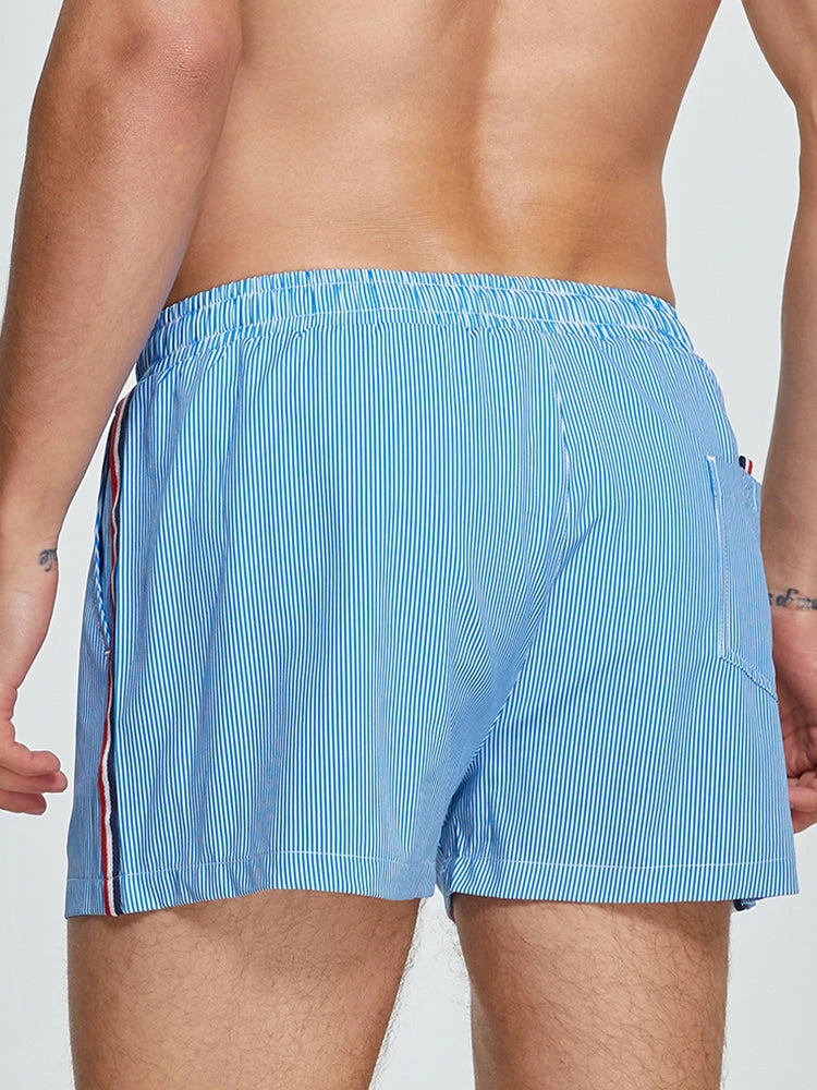 2-pack Men's Striped Double-layer Anti-embarrassment Beach Pants(2 Pack Mens Striped Double Layer Anti Embarrassment Beach Pants) 9 2-pack Men's Striped Double-layer Anti-embarrassment Beach Pants(2 Pack Mens Striped Double Layer Anti Embarrassment Beach Pants) - Image 9