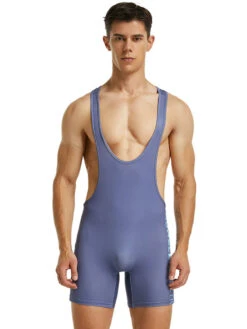Men's Solid Color Wrestling Singlet Bodysuit(Mens Tight Tank Top Wrestling Suit) 14 Men's Solid Color Wrestling Singlet Bodysuit(Mens Tight Tank Top Wrestling Suit) -Mr Saker 1 8 84bfb809 e576 4b93 a2ea bf666ccaaa0a