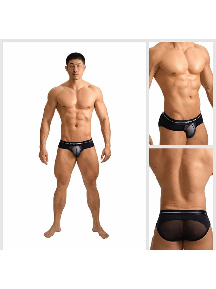 2 Pack Men's Ice Silk Supportive Fit Mesh Briefs(2 Pack Mens Ice Silk Supportive Fit Mesh Briefs) 10 2 Pack Men's Ice Silk Supportive Fit Mesh Briefs(2 Pack Mens Ice Silk Supportive Fit Mesh Briefs) - Image 10