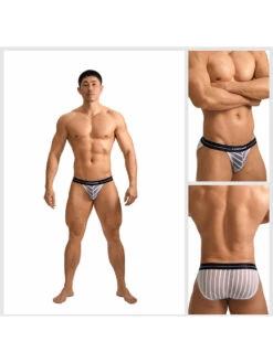 2 Pack Men's Sheer Mesh Low-Rise Breathable Briefs(2 Pack Mens Sheer Mesh Low Rise Breathable Briefs) 22 2 Pack Men's Sheer Mesh Low-Rise Breathable Briefs(2 Pack Mens Sheer Mesh Low Rise Breathable Briefs) -Mr Saker 1 8 8f2417f2 671b 42bc 9b4e 566316158493