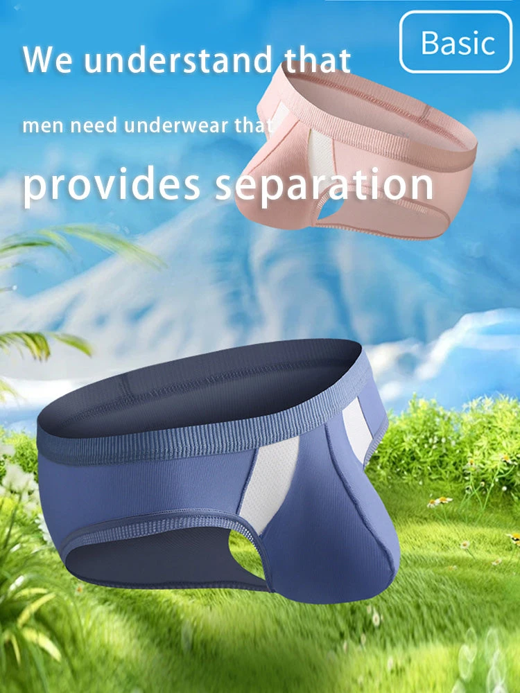 3 Pack Men's Low-Rise Ice Silk High-Stretch U-Convex Large Pouch Briefs(3 Pack Mens Low Rise Ice Silk High Stretch U Convex Large Pouch Briefs) 2 3 Pack Men's Low-Rise Ice Silk High-Stretch U-Convex Large Pouch Briefs(3 Pack Mens Low Rise Ice Silk High Stretch U Convex Large Pouch Briefs) - Image 2