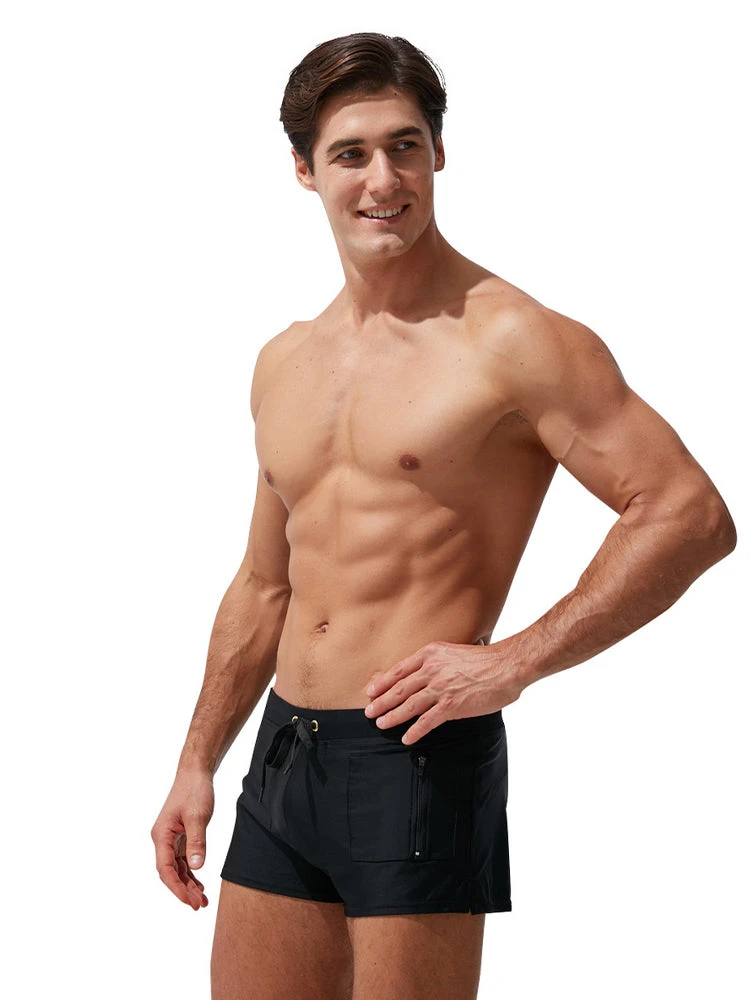 Men's Zippered Pocket Design Moisture-Wicking Swim Shorts & Trunks(Mens Zippered Pocket Design Moisture Wicking Swim Shorts Trunks) 18 Men's Zippered Pocket Design Moisture-Wicking Swim Shorts & Trunks(Mens Zippered Pocket Design Moisture Wicking Swim Shorts Trunks) - Image 18