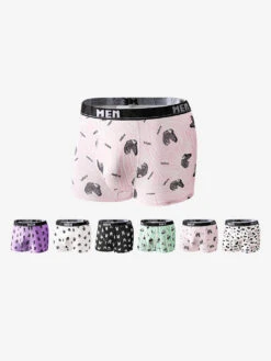 4-Pack Men's Trendy Print Ice Silk Mid-Rise Trunks(4 Pack Mens Trendy Print Ice Silk Mid Rise Trunks) 23 4-Pack Men's Trendy Print Ice Silk Mid-Rise Trunks(4 Pack Mens Trendy Print Ice Silk Mid Rise Trunks) -Mr Saker 1 8 a58089ad 8516 4973 9e47 ade08f3ba88f