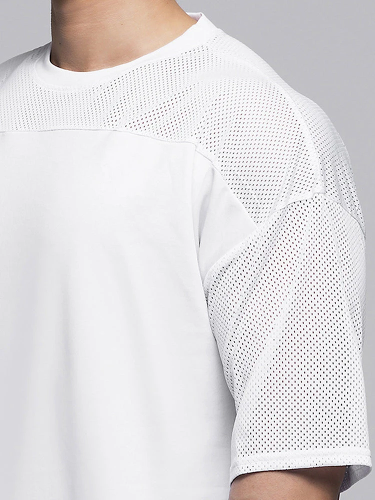 Men's Stretchy Breathable Mesh Short-Sleeve Shirt Sports Running Casual Top T-Shirt(Mens Stretchy Breathable Mesh Short Sleeve Shirt Sports Running Casual Top T Shirt) 4 Men's Stretchy Breathable Mesh Short-Sleeve Shirt Sports Running Casual Top T-Shirt(Mens Stretchy Breathable Mesh Short Sleeve Shirt Sports Running Casual Top T Shirt) - Image 4