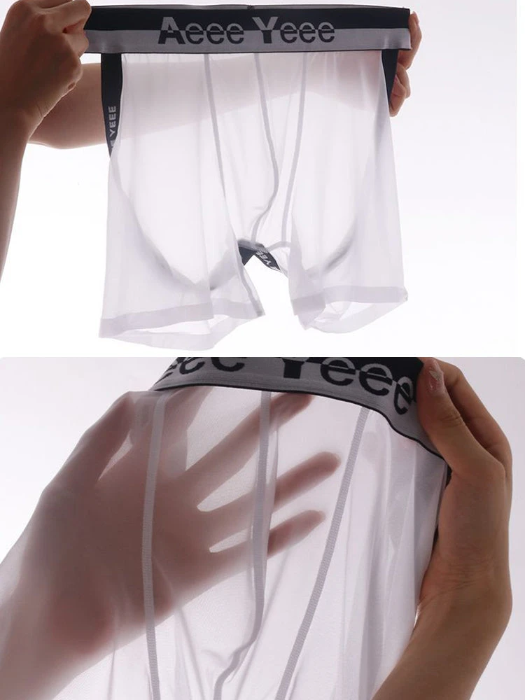 Men's Ice Silk Hip Hollow Mesh Boxer Briefs(Mens Ice Silk Hip Hollow Mesh Boxer Briefs) 7 Men's Ice Silk Hip Hollow Mesh Boxer Briefs(Mens Ice Silk Hip Hollow Mesh Boxer Briefs) - Image 7