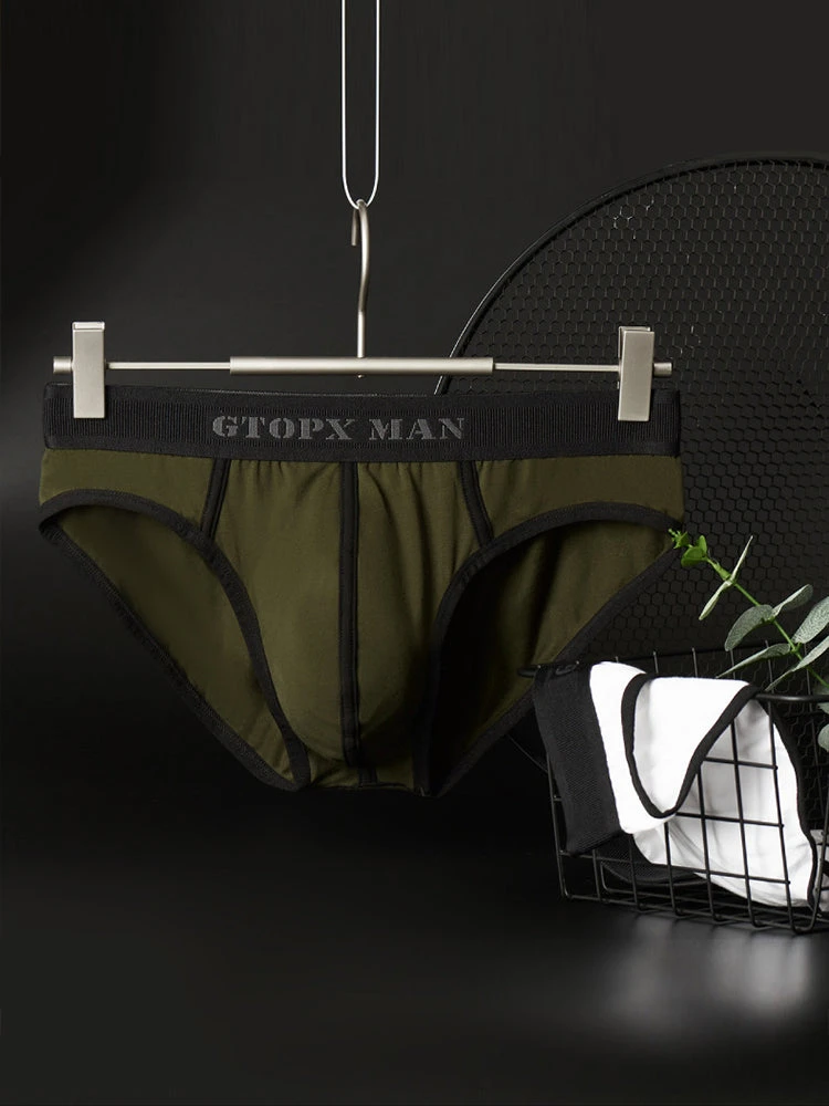 Men’s Spliced Lines U Convex Pouch Cotton Briefs(Simple Lines U Convex Large Cotton Pouch Briefs) 9 Men’s Spliced Lines U Convex Pouch Cotton Briefs(Simple Lines U Convex Large Cotton Pouch Briefs) - Image 9