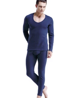 V-Neck Thermal Underwear With Fleece Lined(V Neck Thermal Underwear With Fleece Lined) 37 V-Neck Thermal Underwear With Fleece Lined(V Neck Thermal Underwear With Fleece Lined) -Mr Saker 1 8 c2009aaf 0b12 4f01 8b15 3b0f8b87e823
