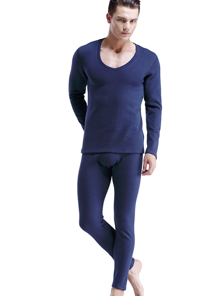 V-Neck Thermal Underwear With Fleece Lined(V Neck Thermal Underwear With Fleece Lined) 18 V-Neck Thermal Underwear With Fleece Lined(V Neck Thermal Underwear With Fleece Lined) - Image 18