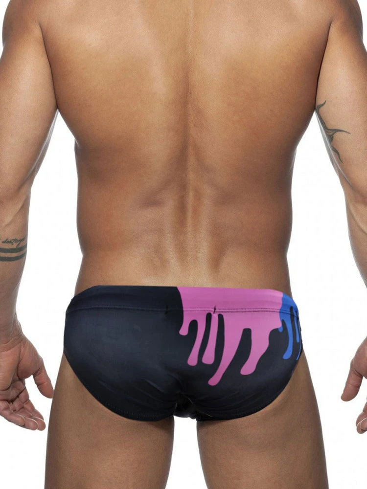 Graffiti Cushioned Men's Swimsuit Briefs(Graffiti Cushioned Mens Swimsuit Briefs) 10 Graffiti Cushioned Men's Swimsuit Briefs(Graffiti Cushioned Mens Swimsuit Briefs) - Image 10