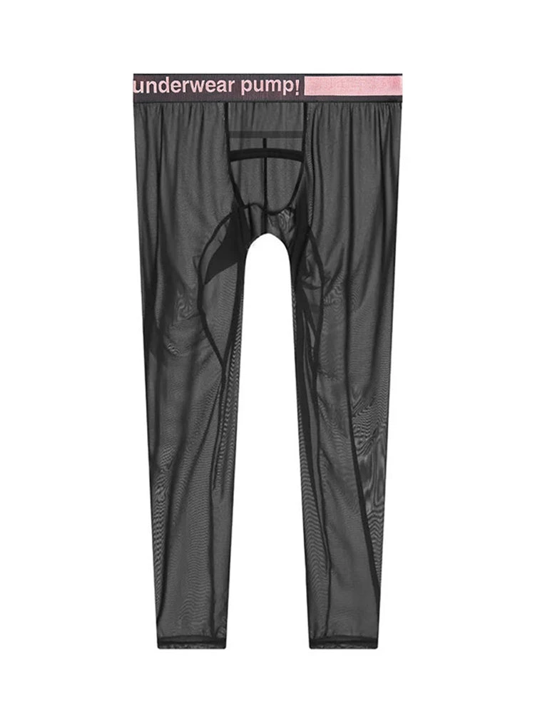 Men's Ice Silk Semi-Transparent Sexy Fitness Pants(Mens Ice Silk Semi Transparent Sexy Fitness Pants) 13 Men's Ice Silk Semi-Transparent Sexy Fitness Pants(Mens Ice Silk Semi Transparent Sexy Fitness Pants) - Image 13