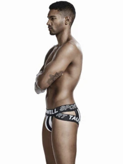 Low-rise Letter Men's Pouch Briefs(Low Waisted Letter Mens Pouch Briefs) -Mr Saker 1 8 e26f438c d778 4962 874b 1800509c5649